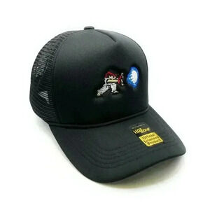Hadouken Mesh Trucker Snapback (Black)